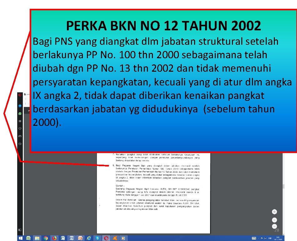 PERKA BKN NO 12 TAHUN 2002 Bagi PNS yang diangkat dlm jabatan struktural setelah