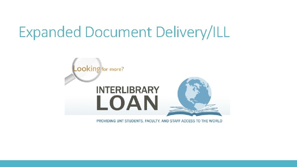 Expanded Document Delivery/ILL 