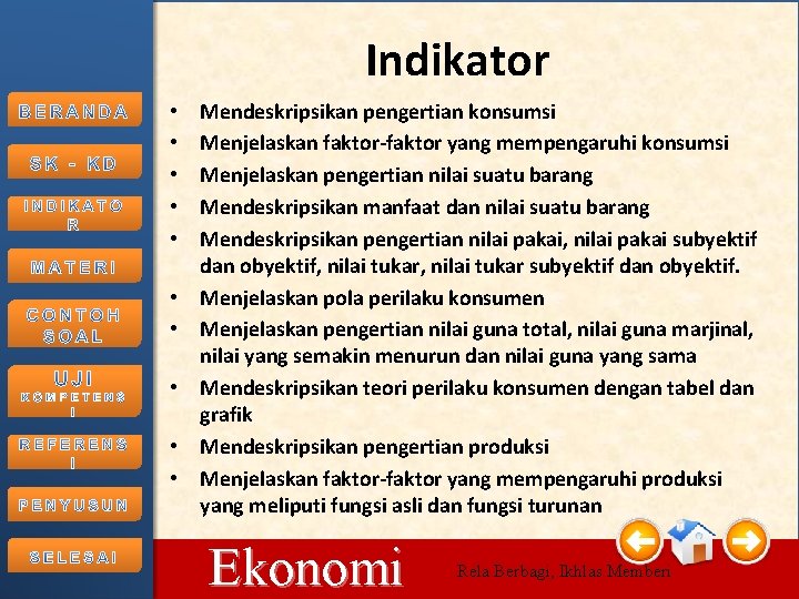 Indikator • • • 10/15/2021 Mendeskripsikan pengertian konsumsi Menjelaskan faktor-faktor yang mempengaruhi konsumsi Menjelaskan