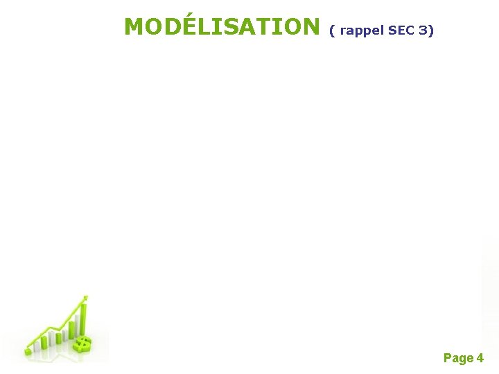 MODÉLISATION ( rappel SEC 3) Free Powerpoint Templates Page 4 