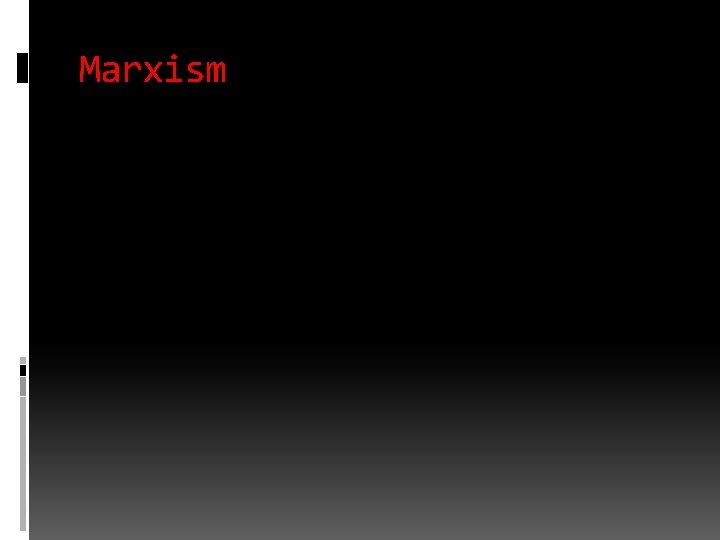 Marxism 