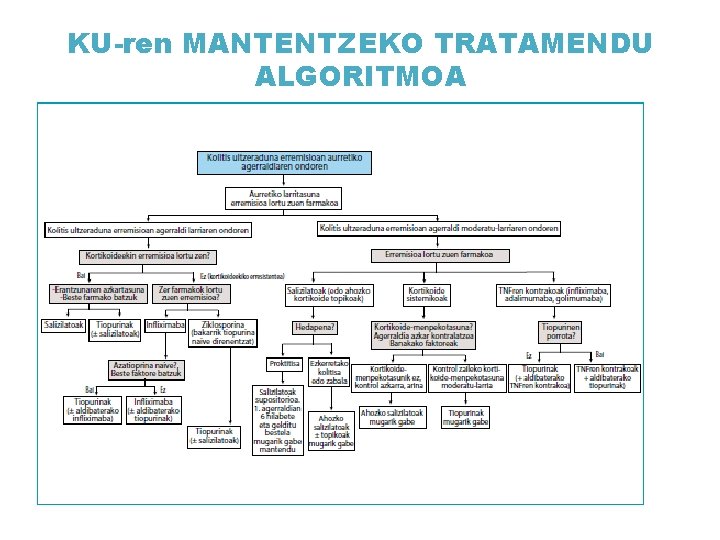 KU-ren MANTENTZEKO TRATAMENDU ALGORITMOA 