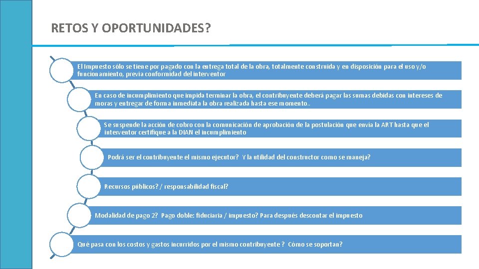 RETOS Y OPORTUNIDADES? El Impuesto sólo se tiene por pagado con la entrega total