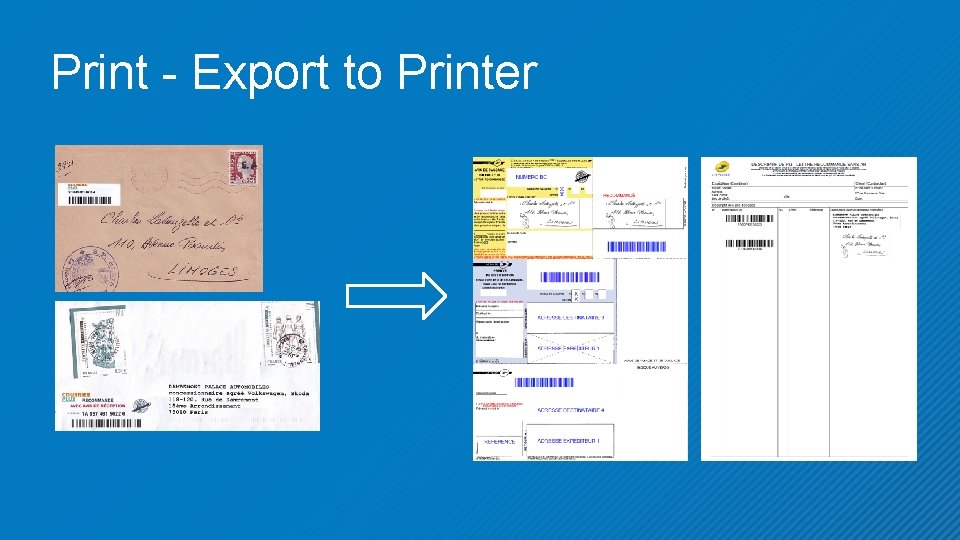 Print - Export to Printer 