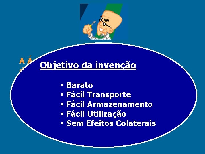 A Água Oxigenada foi desenvolvida na Objetivo da invenção década de 1920 por cientistas,