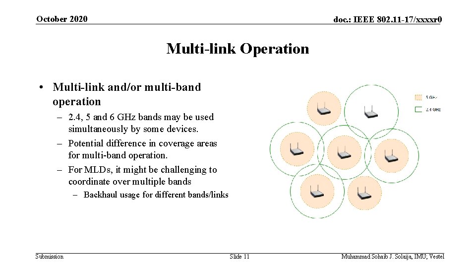 October 2020 doc. : IEEE 802. 11 -17/xxxxr 0 Multi-link Operation • Multi-link and/or