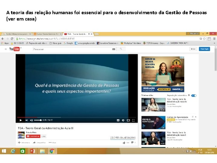 A teoria das relação humanas foi essencial para o desenvolvimento da Gestão de Pessoas