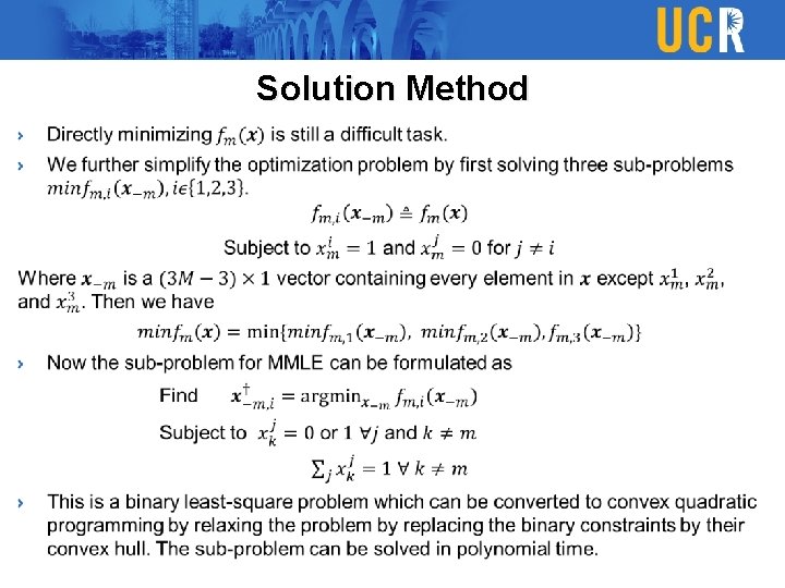 Solution Method Solution Method