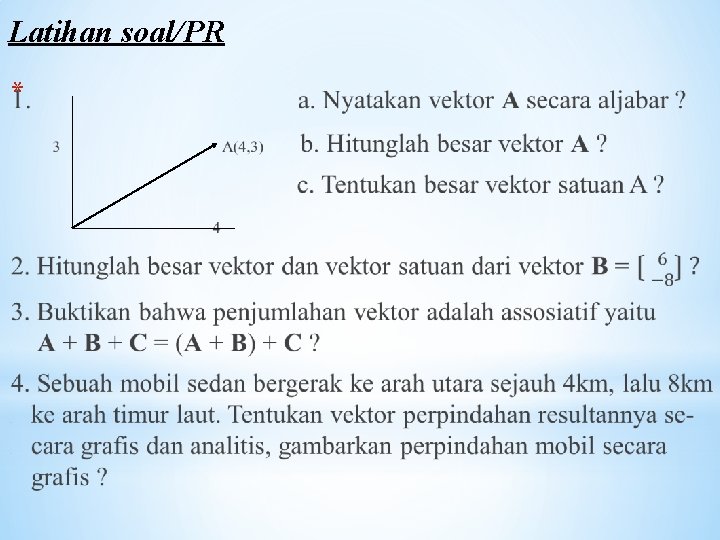 Latihan soal/PR * 