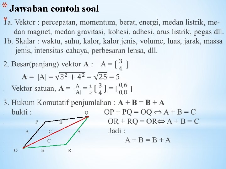 * Jawaban contoh soal * 