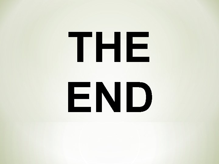 THE END 