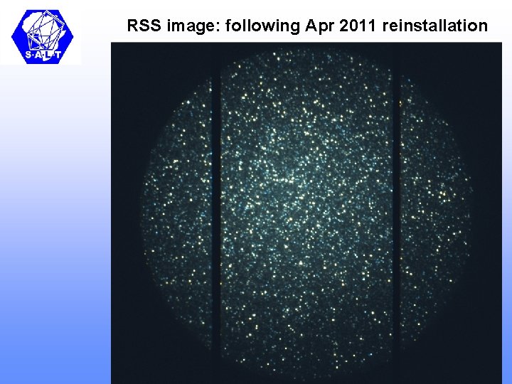 RSS image: following Apr 2011 reinstallation 