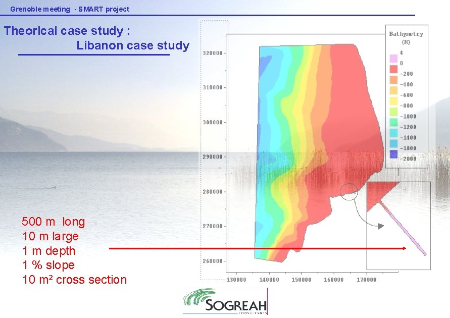 Grenoble meeting - SMART project Theorical case study : Libanon case study 500 m