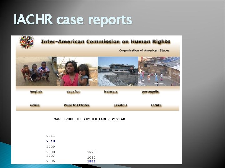 IACHR case reports 