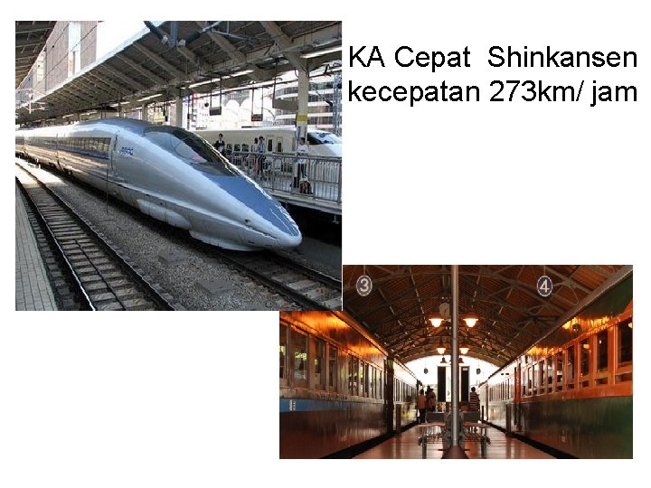 KA Cepat Shinkansen kecepatan 273 km/ jam 