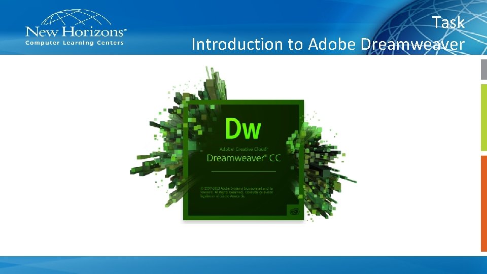 Task Introduction to Adobe Dreamweaver 