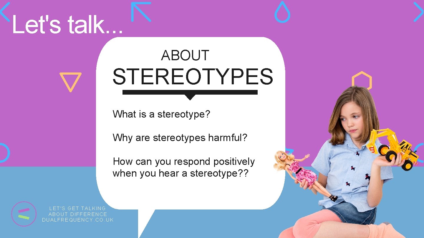 Let's talk. . . ABOUT STEREOTYPES What is a stereotype? Why are stereotypes harmful?