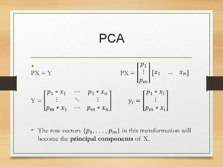 PCA • 