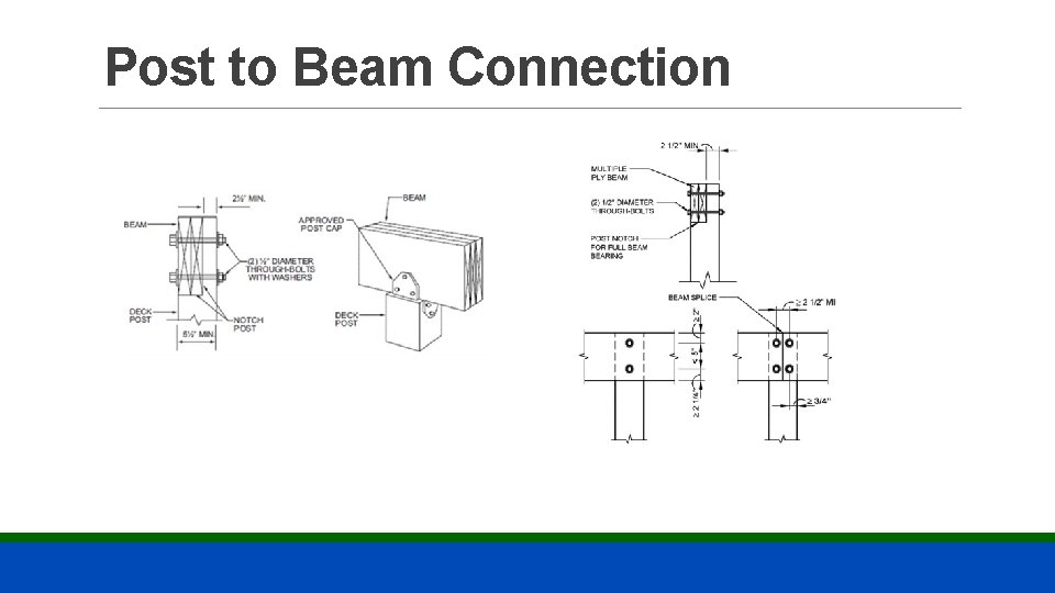 Post to Beam Connection 