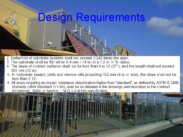 Design Requirements 