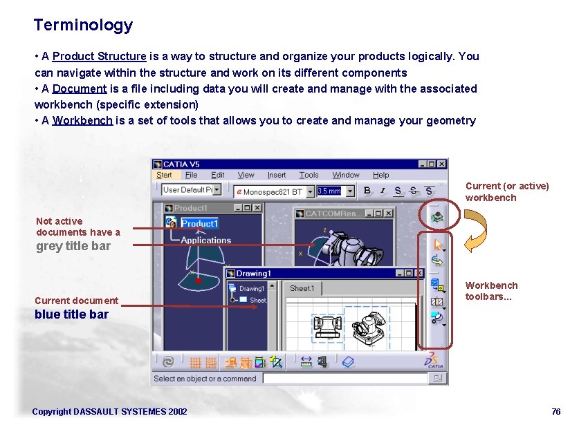 Terminology • A Product Structure is a way to structure and organize your products