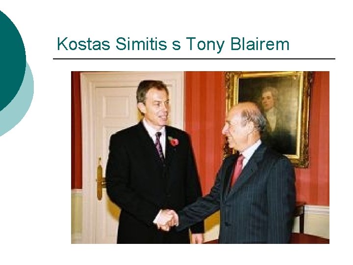 Kostas Simitis s Tony Blairem 