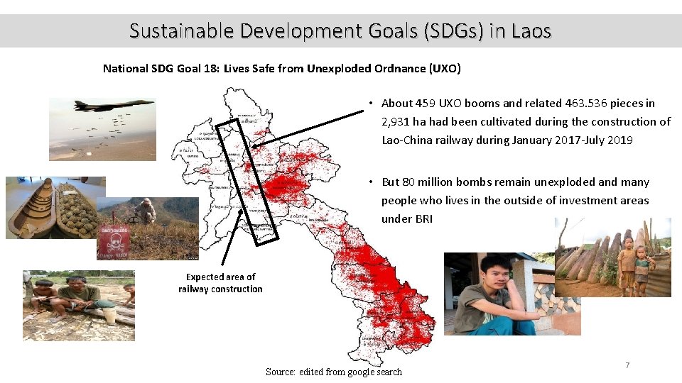 Sustainable Development Goals (SDGs) in Laos National SDG Goal 18: Lives Safe from Unexploded
