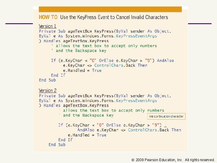  2009 Pearson Education, Inc. All rights reserved. 