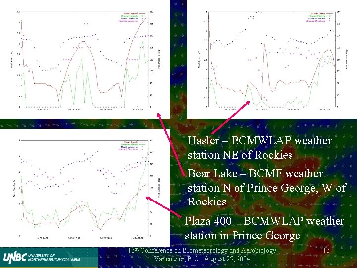 Hasler – BCMWLAP weather station NE of Rockies Bear Lake – BCMF weather station