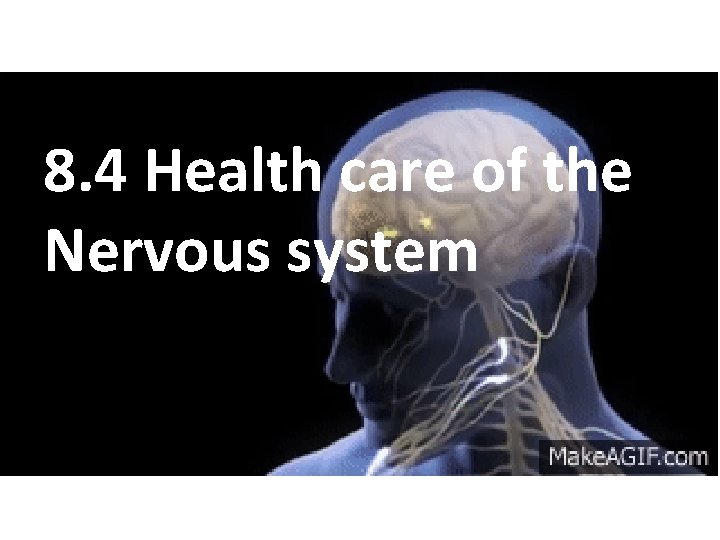 8. 4 Health care of the Nervous system 