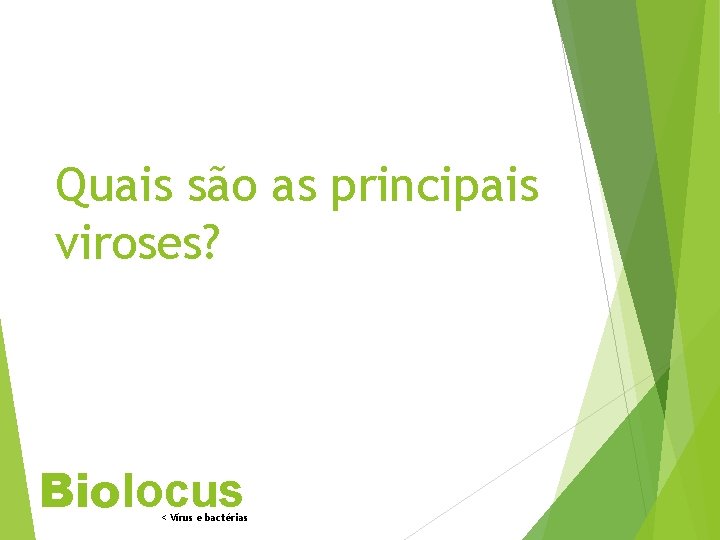 Quais são as principais viroses? Biolocus < Vírus e bactérias 