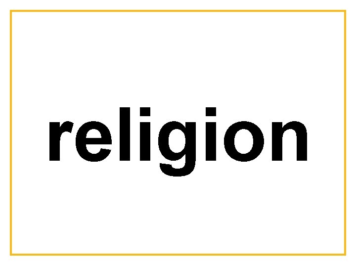 religion 