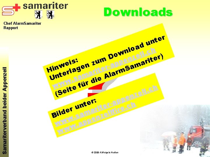Downloads Samariterverband beider Appenzell Chef Alarm. Samariter Rapport ? r e t un d