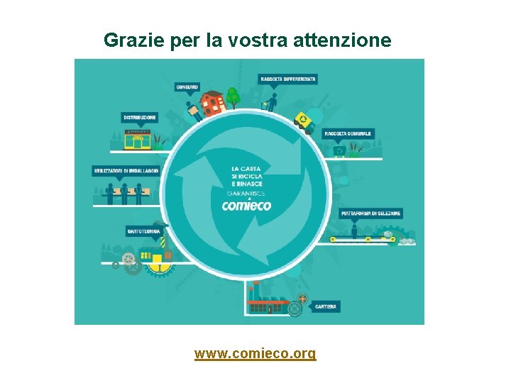 Grazie per la vostra attenzione 24 www. comieco. org Consorzio Nazionale Recupero e Riciclo