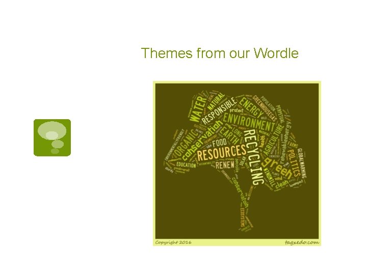 Themes from our Wordle 