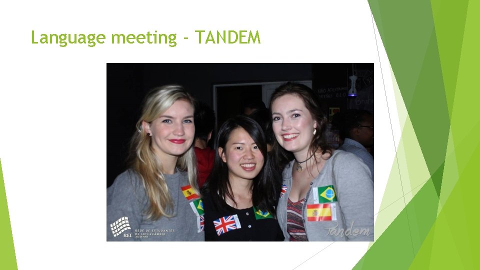 Language meeting - TANDEM 