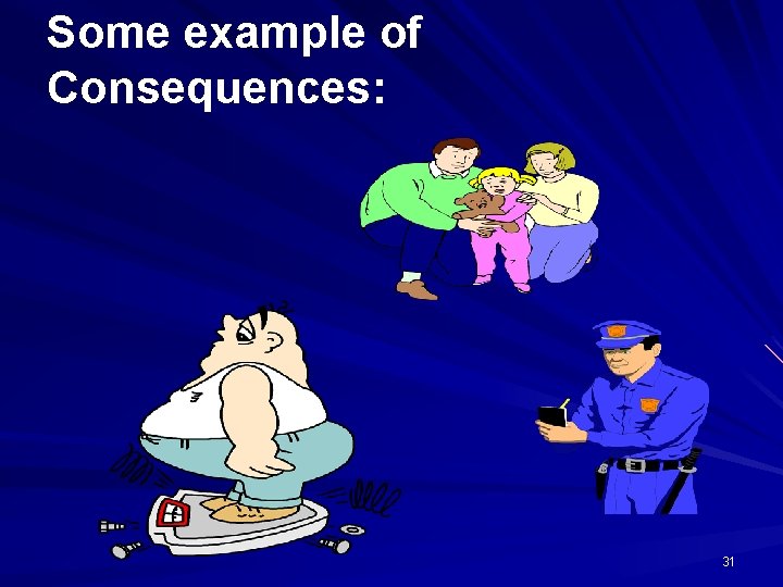 Some example of Consequences: 31 