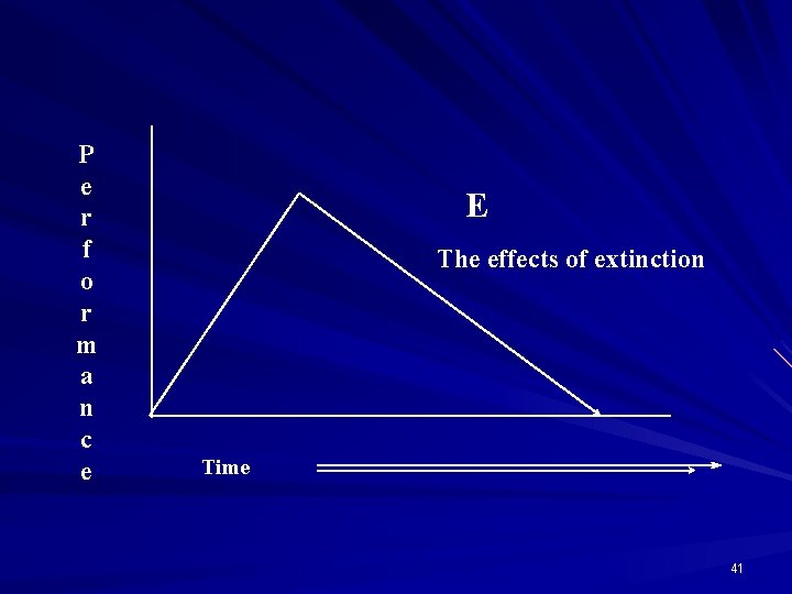 P e r f o r m a n c e E The effects