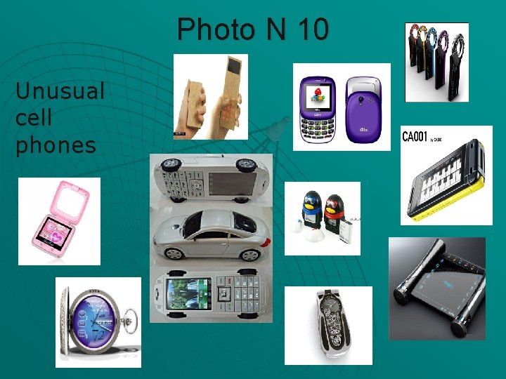 Photo N 10 Unusual cell phones 