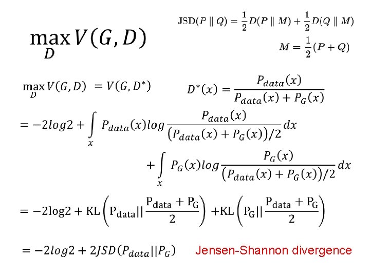 Jensen-Shannon divergence Jensen-Shannon divergence