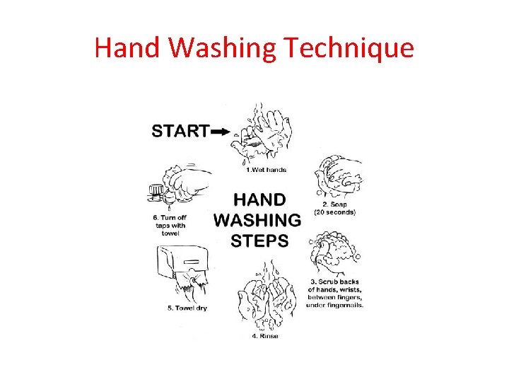 Hand Washing Technique 