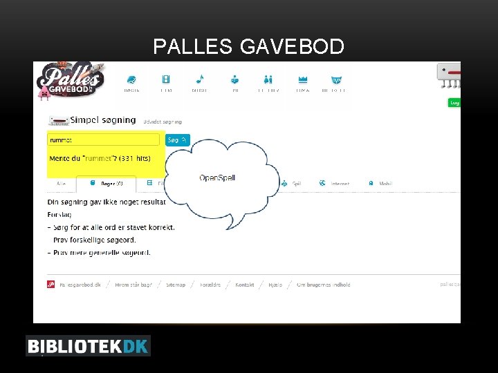 PALLES GAVEBOD 