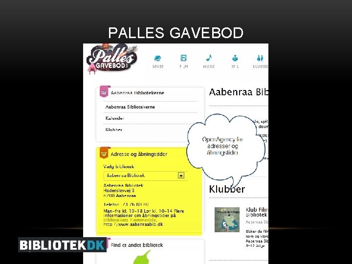 PALLES GAVEBOD 