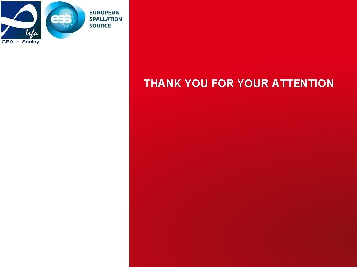 THANK YOU FOR YOUR ATTENTION ESS/CEA coordination committee | 23 rd november 2018 -