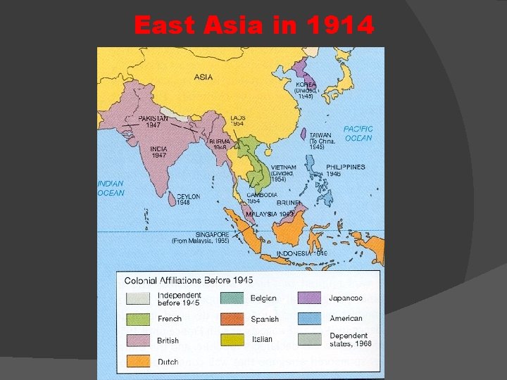 East Asia in 1914 