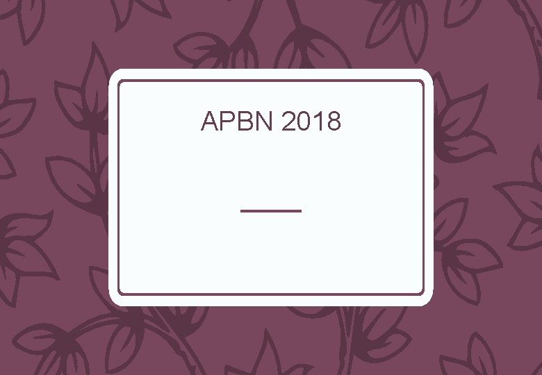 APBN 2018 