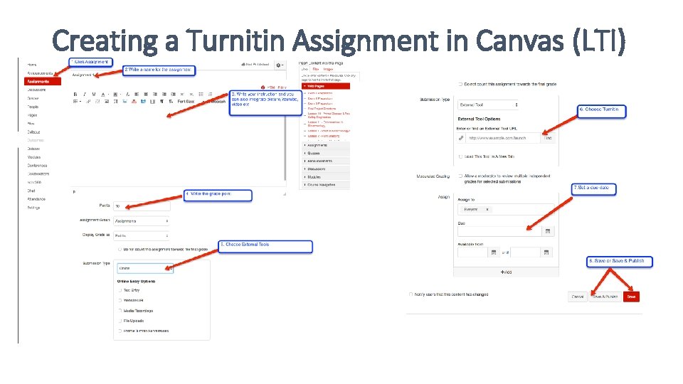 Creating a Turnitin Assignment in Canvas (LTI) 