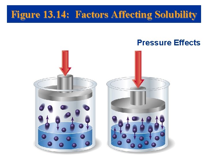 Figure 13. 14: Factors Affecting Solubility Pressure Effects 