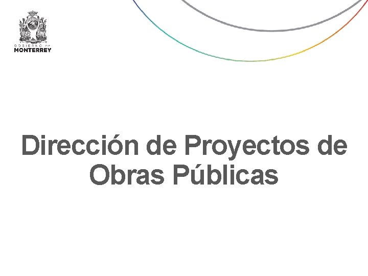 Dirección de Proyectos de Obras Públicas 