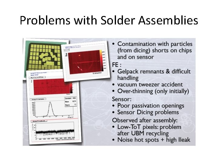 Problems with Solder Assemblies 
